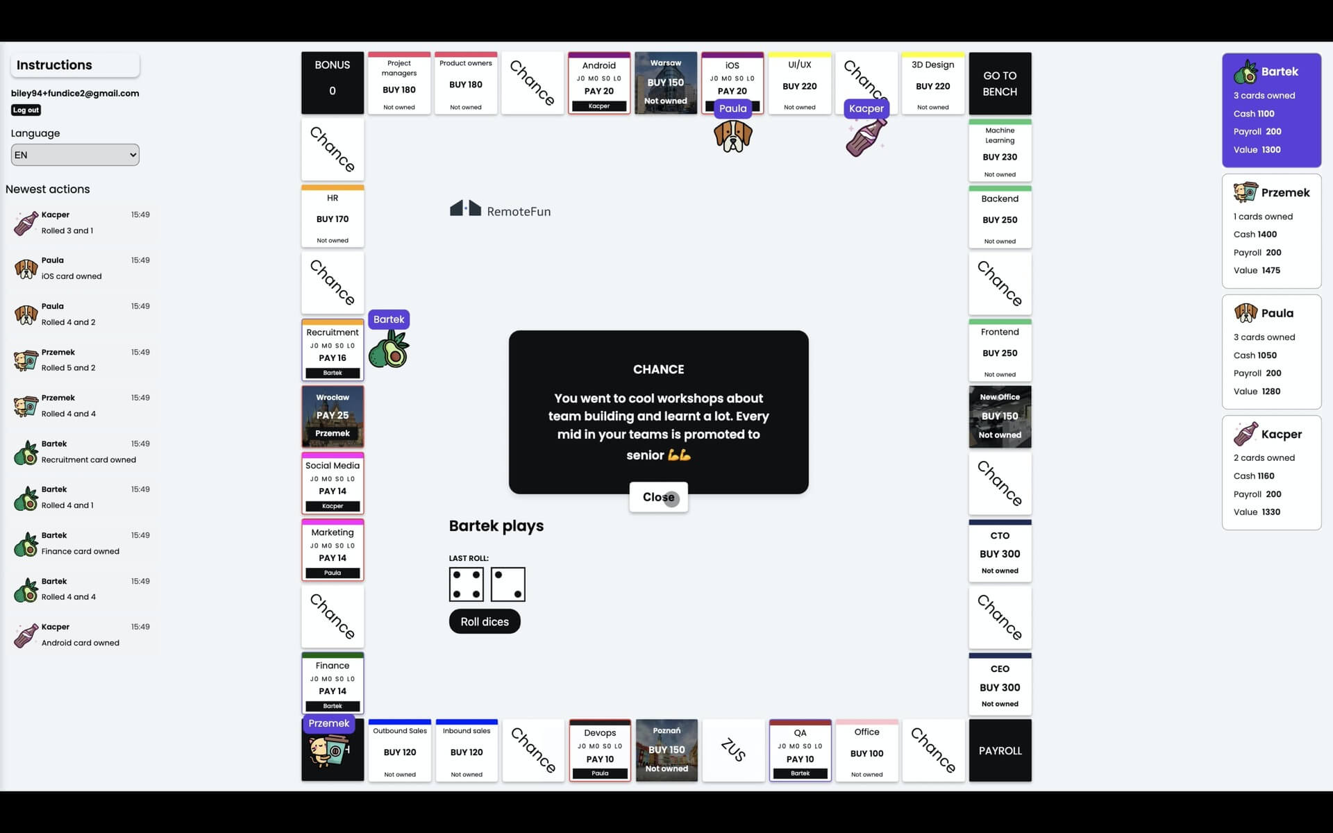 RemoteFun - FunBusinessGame - category